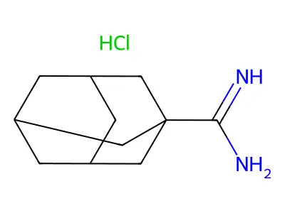 Adamantane-1-carboxamidine hydrochloride structure