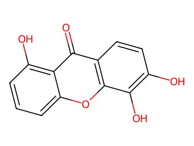 1,5,6-Trihydroxyxanthone structure