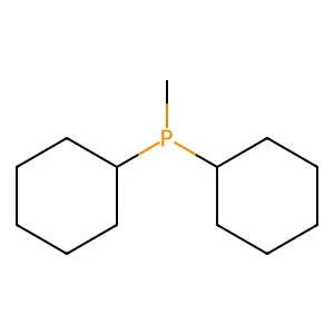 Phosphine, dicyclohexylmethyl- structure