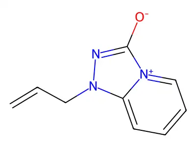 1-Prop-2-enyl-[1,2,4]triazolo[4,3-a]pyridin-4-ium-3-olate structure