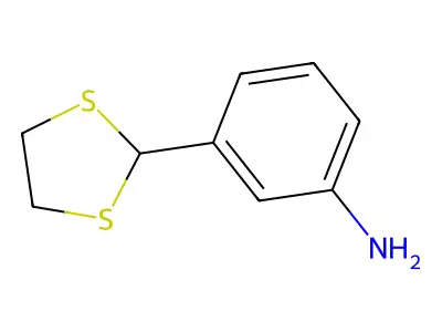 3-(1,3-Dithiolan-2-yl)aniline structure