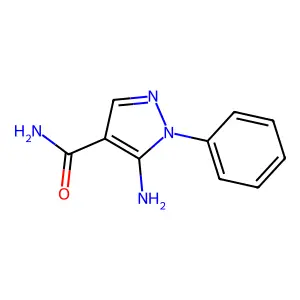 5-氨基-1-苯基-4-吡唑甲酰胺 structure