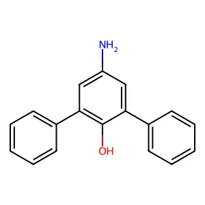 4-Amino-2,6-diphenylphenol structure