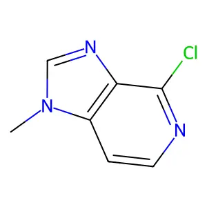 4-chloro-1-methyl-1H-imidazo(4,5-c)pyridine structure