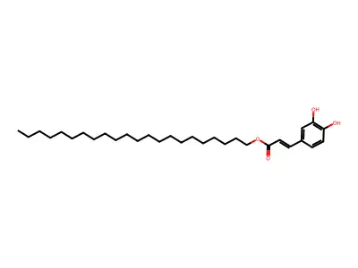 Docosyl-3,4-dihydroxy-trans-cinnamate structure