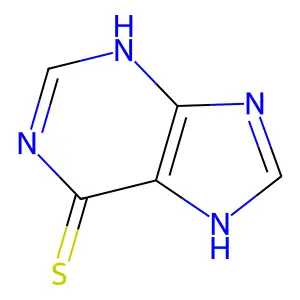 巯嘌呤 structure
