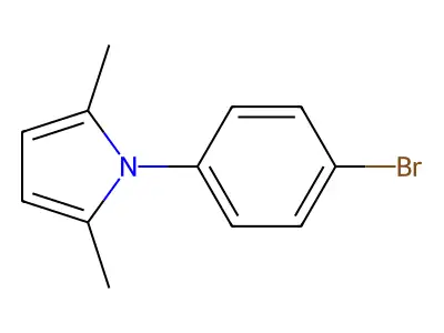 1-(4-Bromophenyl)-2,5-Dimethyl-1H-Pyrrole structure