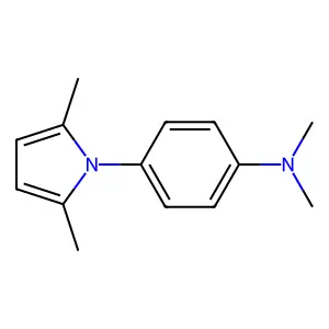 4-(2,5-dimethyl-1H-pyrrol-1-yl)-N,N-dimethylaniline structure