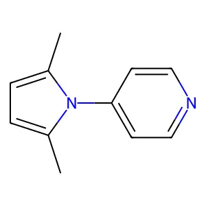 4-(2,5-dimethyl-1H-pyrrol-1-yl)pyridine structure