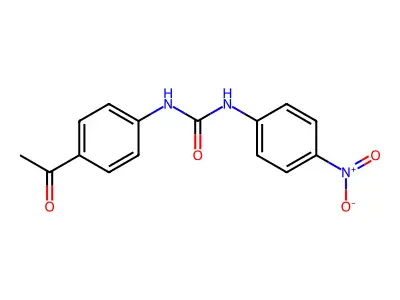 1-(4-Acetylphenyl)-3-(4-nitrophenyl)urea structure