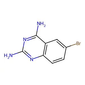 6-Bromoquinazoline-2,4-diamine structure