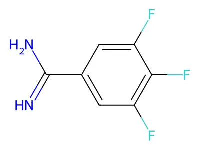 3,4,5-Trifluoro-benzamidine structure