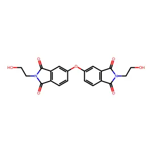 1H-Isoindole-1,3(2H)-dione, 5,5'-oxybis[2-(2-hydroxyethyl)- structure