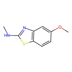 5-甲氧基-N-甲基-2-苯并噻唑胺 structure