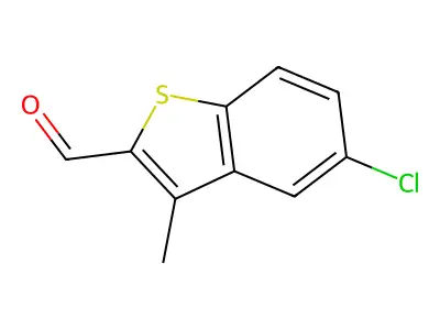 5-Chloro-3-methylbenzo[b]thiophene-2-carbaldehyde structure