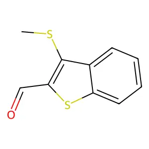3-(Methylthio)benzo[b]thiophene-2-carboxaldehyde structure