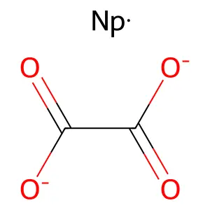 Neptunium-237 oxalate structure