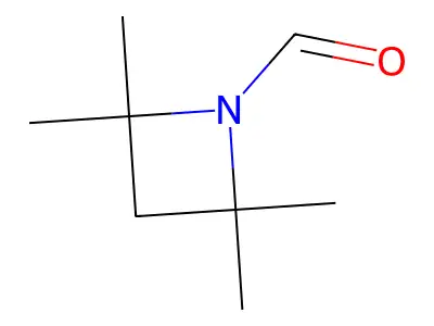 2,2,4,4-Tetramethylazetidine-1-carboxaldehyde structure