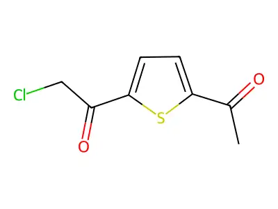 1-(5-Acetyl-thiophen-2-yl)-2-chloro-ethanone structure