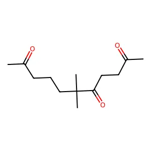 6,6-Dimethyl-2,5,10-undecanetrione structure