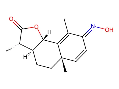 Santonine oxime structure