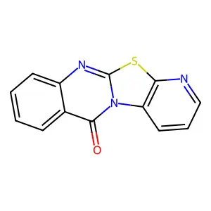 6H-pyrido[3',2':4,5][1,3]thiazolo[2,3-b]quinazolin-6-one structure
