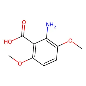 2-Amino-3,6-dimethoxybenzoic acid structure
