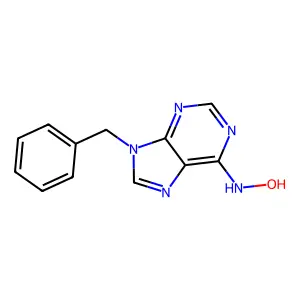 N-Hydroxy-9-benzyladenine structure