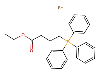 Ethyl 4-(triphenylphosphoranyl)butanoate structure