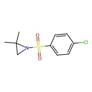 1-[(4-Chlorophenyl)sulfonyl]-2,2-dimethylaziridine structure