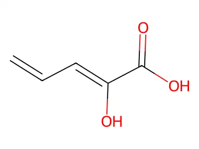 2-羟基戊-2,4-二烯酸 structure