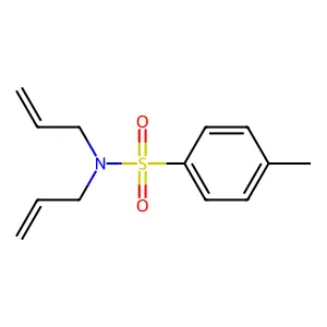 N,N-diallyl-4-methylbenzenesulfonamide structure
