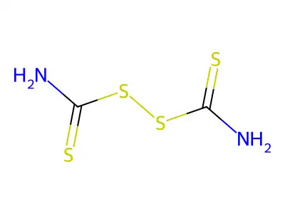 Disulfide, bis(thiocarbamoyl) structure