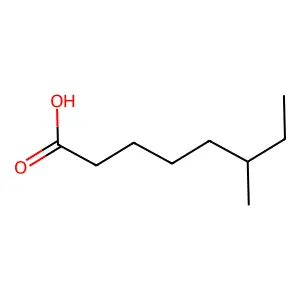 6-Methyloctanoic acid structure
