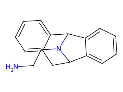 5H-Dibenzo(a,d)cyclohepten-5,10-imine-12-ethanamine, 10,11-dihydro-, (+-)- structure