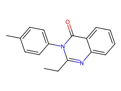 4(3H)-Quinazolinone, 2-ethyl-3-(4-methylphenyl)- structure