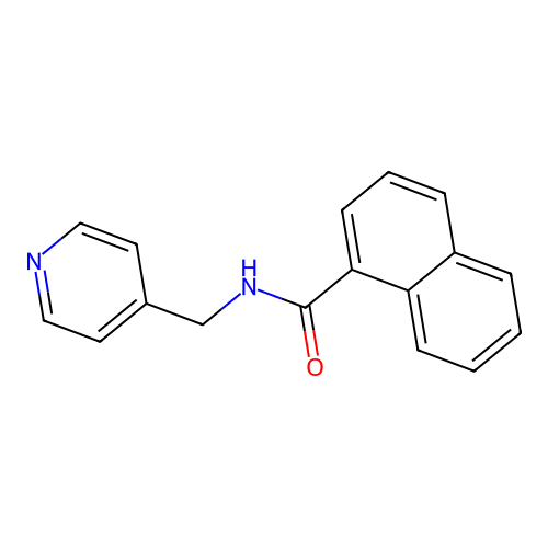N-(-4-甲基)萘-1-甲酰胺 structure