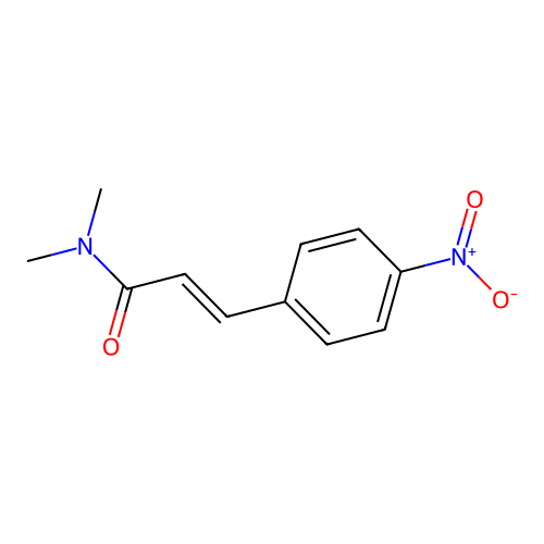 N,N-Dimethyl-3-(4-nitrophenyl)acrylamide structure
