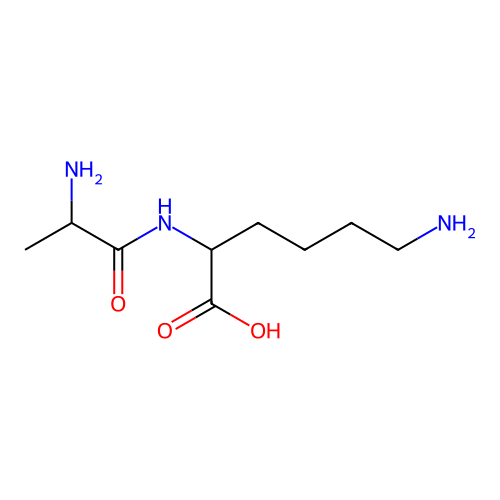 6-Amino-2-(2-aminopropanoylamino)hexanoic acid structure