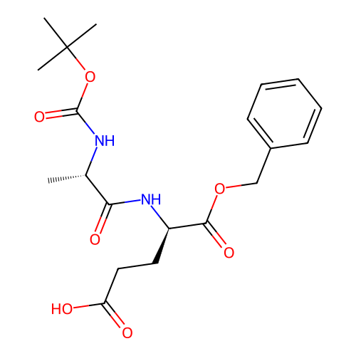 Boc-Ala-D-Glu-OBzl structure