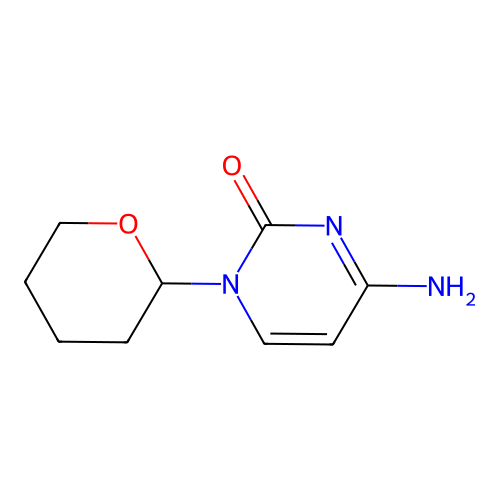 4-Amino-1-(tetrahydro-2h-pyran-2-yl)pyrimidin-2(1h)-one structure