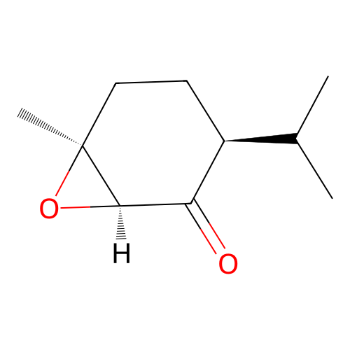 Piperitone oxide, (1S,2S,4S)- structure
