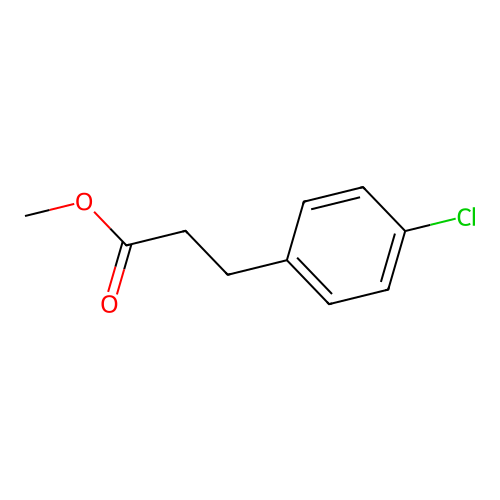 Methyl 3-(4-chlorophenyl)propanoate structure