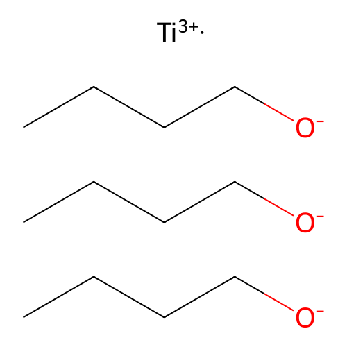 Titanium tributanolate structure