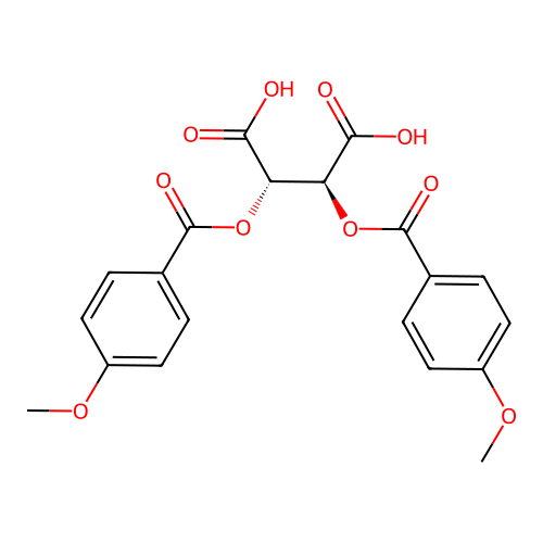 (S,S)-Di-p-anisoyltartaric acid structure