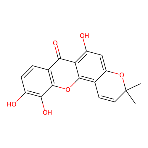 异巴西红厚壳素 structure