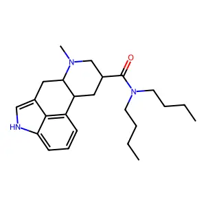 N,N-Dibutyl-6-methylergoline-8-carboxamide structure