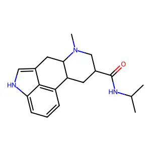 6-甲基-N-(丙-2-基)麦角林-8-甲酰胺 structure