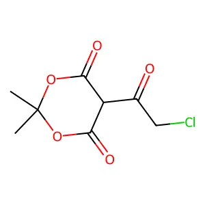 5-(2-Chloroacetyl)-2,2-dimethyl-1,3-dioxane-4,6-dione structure