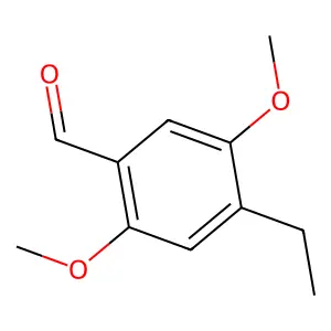 2,5-二甲氧基-4-乙基苯甲醛 structure